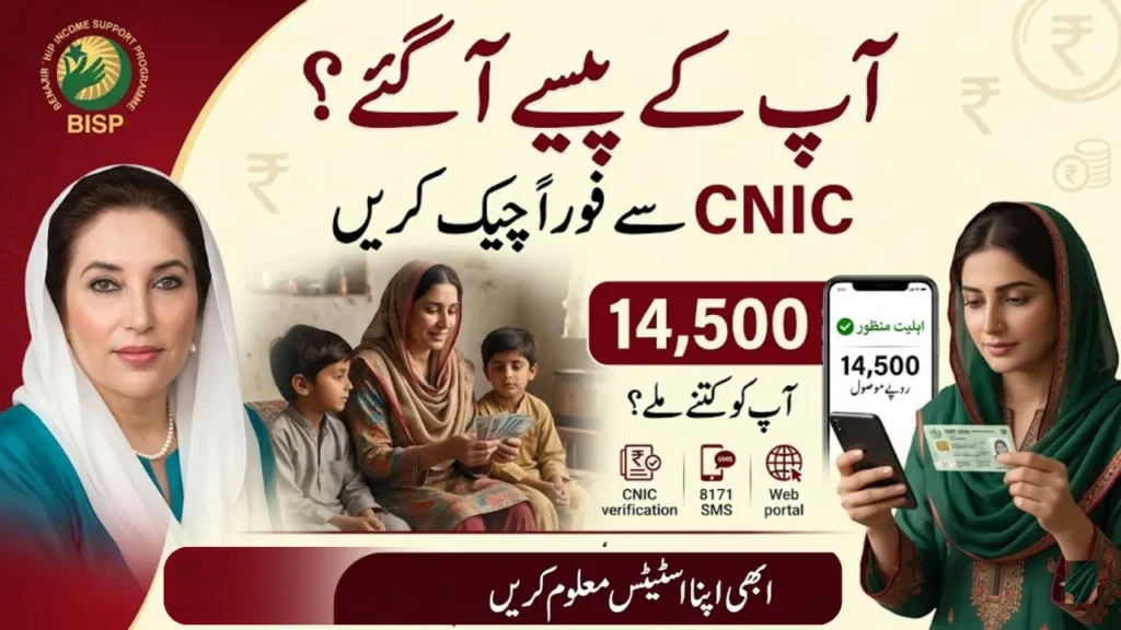 BISP Check Balance Online by CNIC 2026 Payment Status and Eligibility